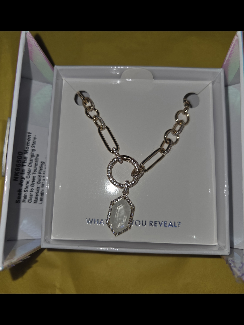 Bomb Party Mental Health Awareness Necklace "Seek Joy in the Moment" NK66500 - Picture 3 of 4